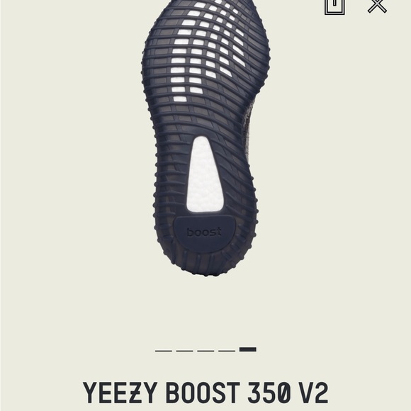 Yeezy boost 350 brand new with Tags and receipt from the confirmed App too big. - Picture 3 of 5
